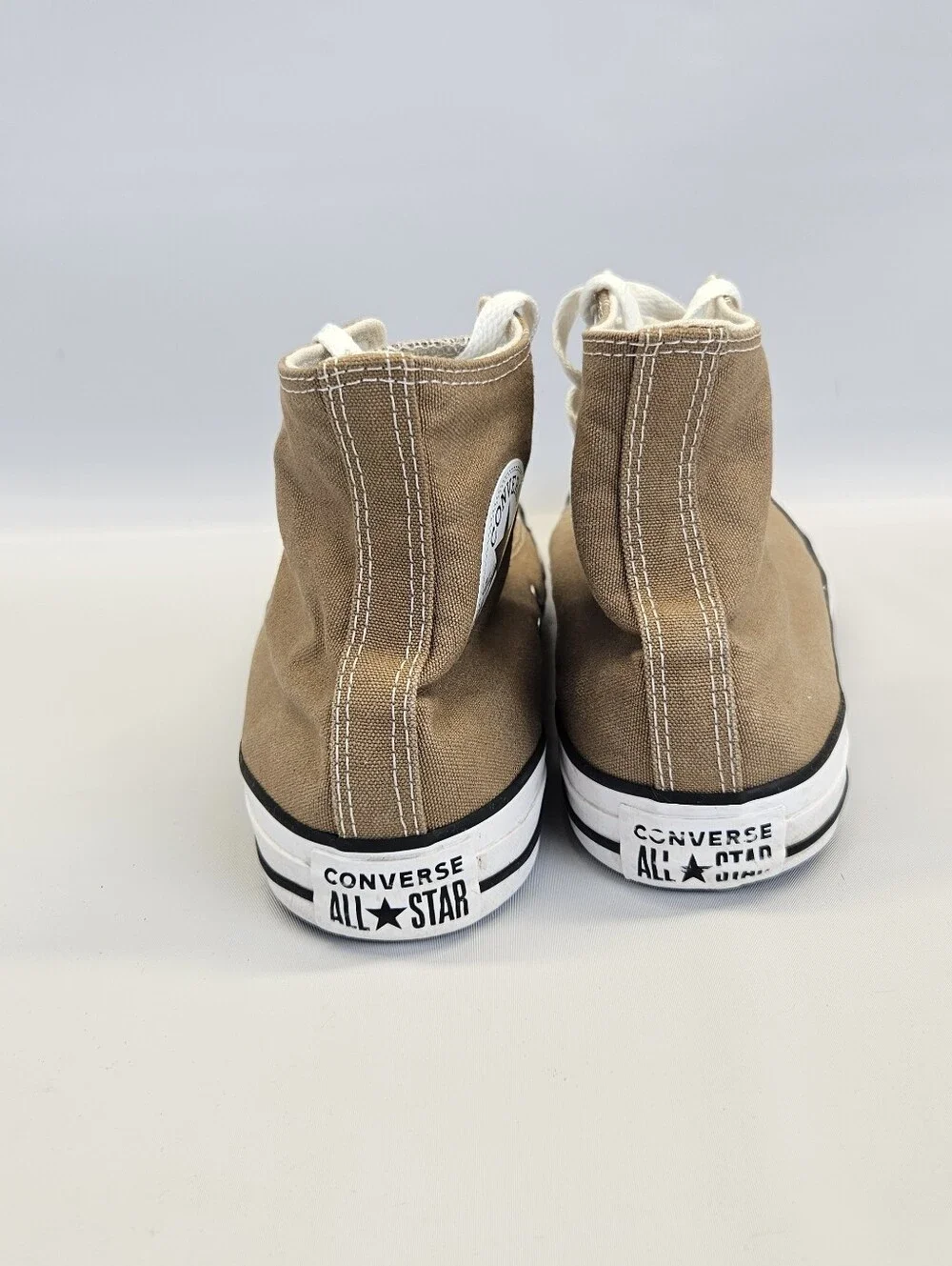 Converse Chuck Taylor All Star High Top Shoes Brown Tan Mens 8.5 Womens 10.5